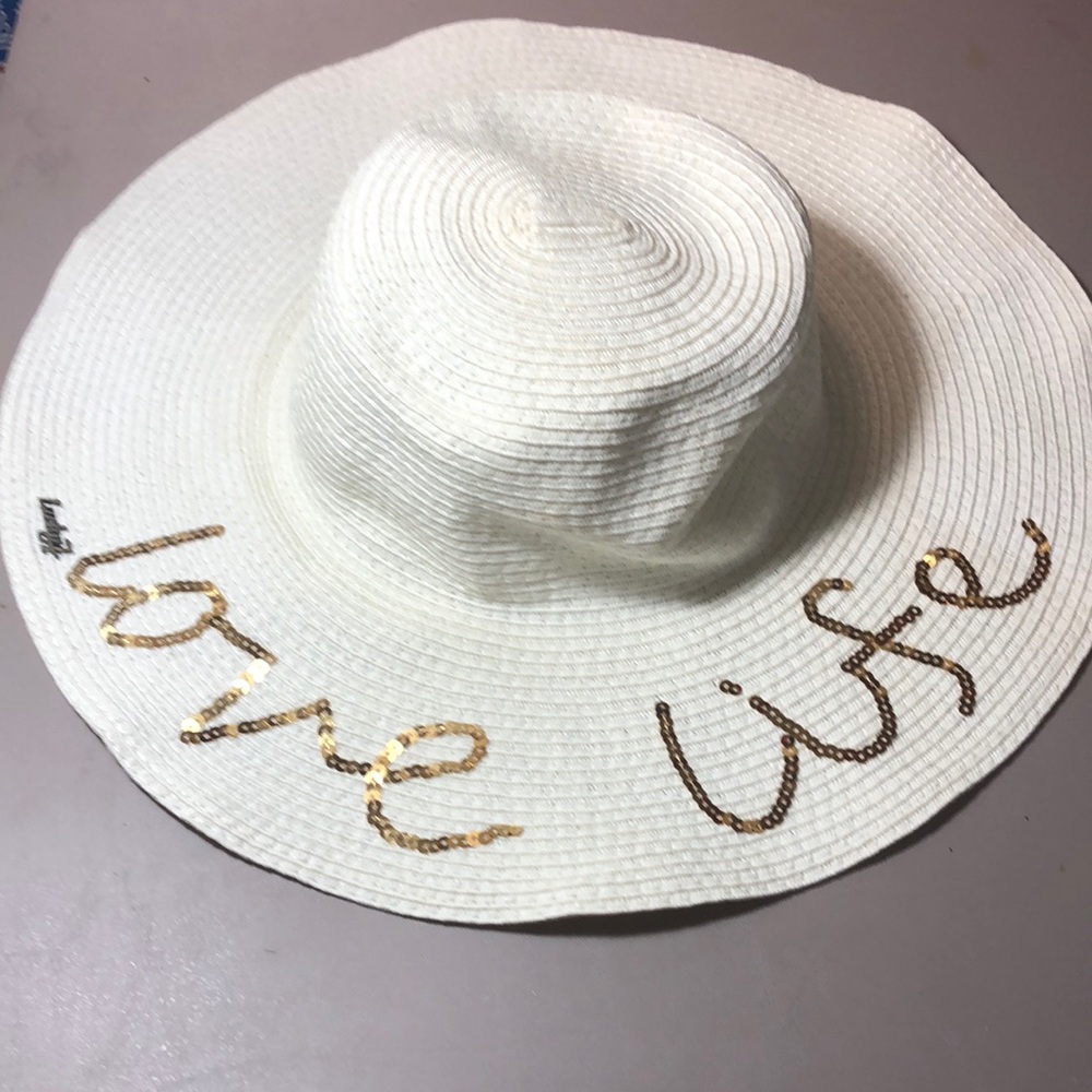 Lucky 7 Love Life  Straw Sunhat